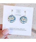 Earrings | Layered Circle Hoop Earrings | Van Gogh | Almond Blossoms
